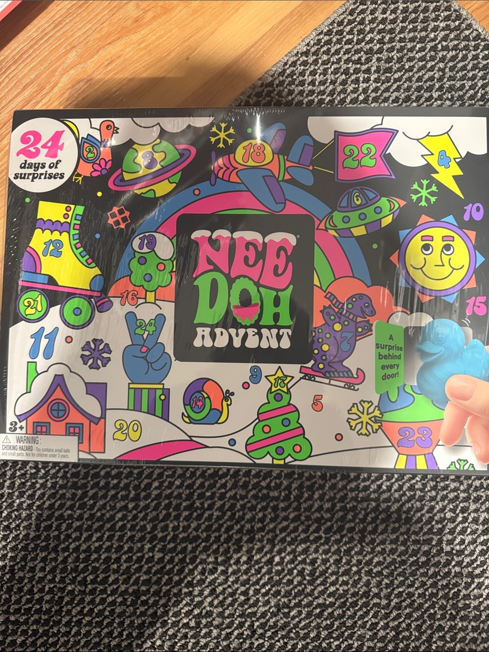 NeeDoh Advent Calendar Puzzle Game Multicolor